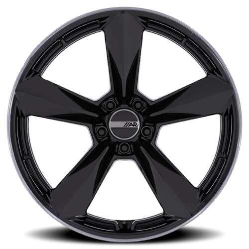 American Racing TTF GB 20x9.5 +15 5x115mm 72.56mm Gloss Black Double Dark Tint Lip