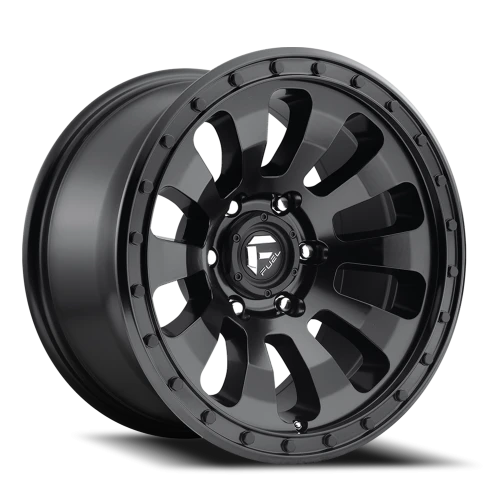 Fuel Tactic D630 17x9 -12 6x139.7mm 108mm Matte Black