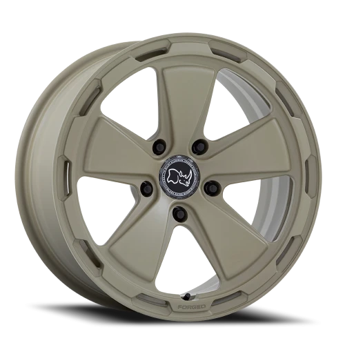 Black Rhino Taiga Forged 18x8 +20 5x130mm 71.6mm Matte Stone Gray