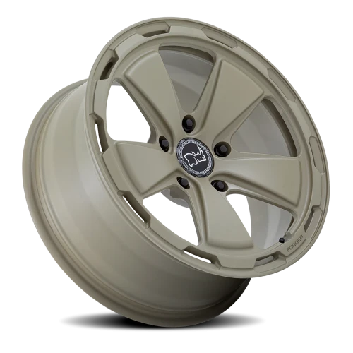 Black Rhino Taiga Forged 18x8 +20 5x130mm 71.6mm Matte Stone Gray