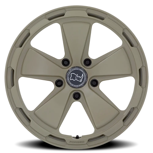 Black Rhino Taiga Forged 18x8 +20 5x130mm 71.6mm Matte Stone Gray