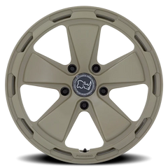 Black Rhino Taiga Forged 18x8 +20 5x130mm 71.6mm Matte Stone Gray