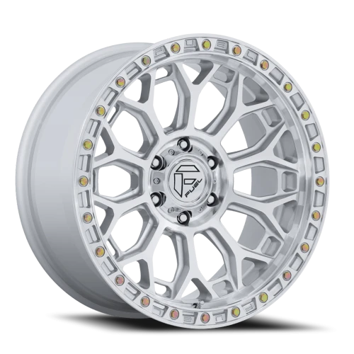 Fuel Talon FC901SD 17x9 +1 6x135mm 87.1mm Gloss Silver Machined Face