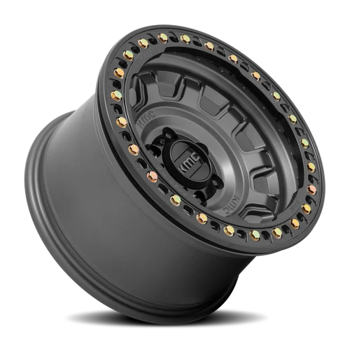 KMC Tank Beadlock KM236 GY 17x9 -38 5x127mm 71.5mm Anthracite