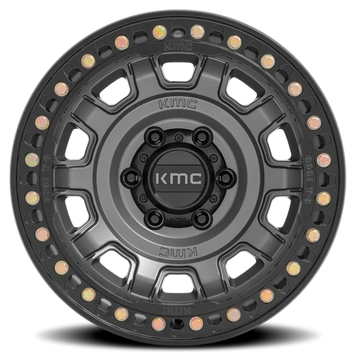 KMC Tank Beadlock KM236 GY 17x9 -15 5x127mm 71.5mm Anthracite
