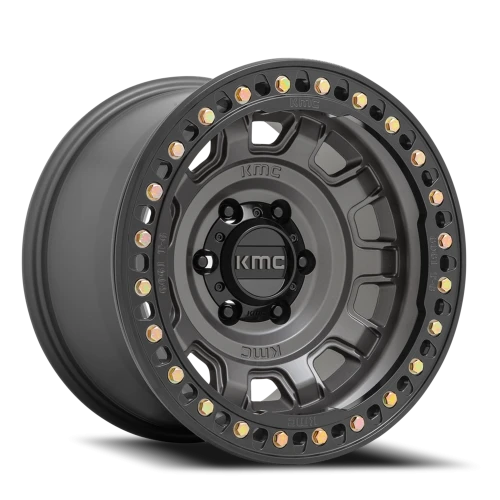 KMC Tank Beadlock KM236 GY 17x9 -38 8x170mm 125.1mm Anthracite