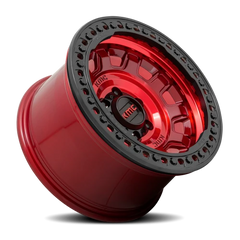 KMC Tank Beadlock KM236 RD 17x9 -38 5x127mm 71.5mm Candy Red