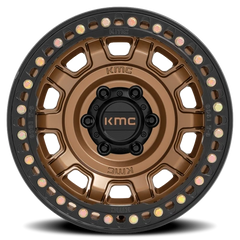 KMC Tank Beadlock KM236 MB 17x9 -38 5x127mm 71.5mm Matte Bronze