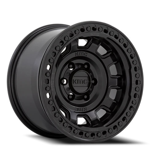KMC Tank Beadlock KM236 SB 17x9 -15 6x139.7mm 108mm Satin Black