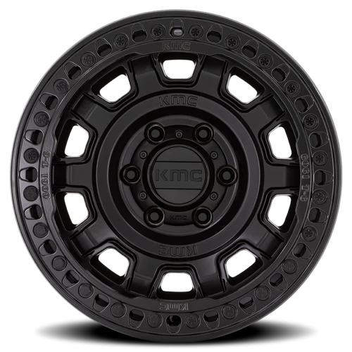 KMC Tank Beadlock KM236 SB 17x9 -38 6x139.7mm 108mm Satin Black
