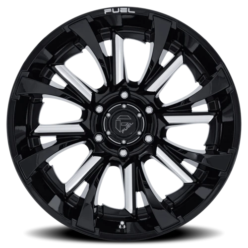 Fuel Tantrum FC895BE 22x10 -18 6x135mm 87.1mm Gloss Black Milled