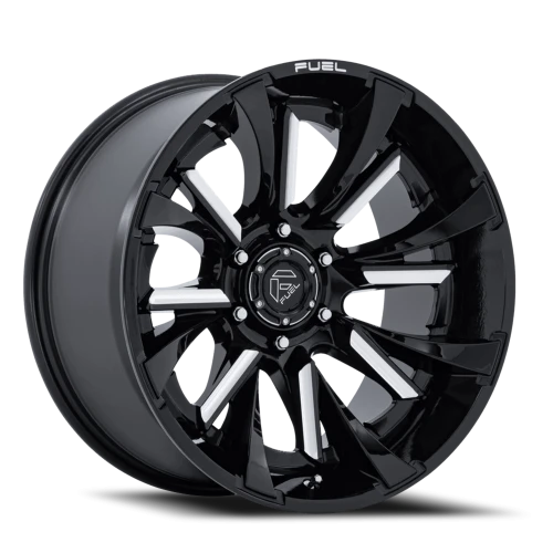 Fuel Tantrum FC895BE 22x10 -18 8x170mm 125.1mm Gloss Black Milled
