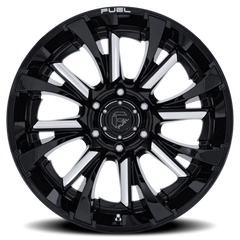 Fuel Tantrum FC895BE 22x10 -18 8x180mm 124.2mm Gloss Black Milled