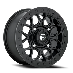 Fuel Tech Beadlock UTV D916 15x10 +0 4x136mm 110.2mm Matte Black Beadlock