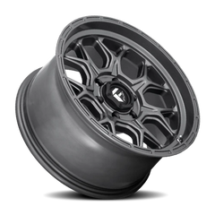 Fuel Tech D672 20x10 -18 6x135mm 87.1mm Matte Anthracite