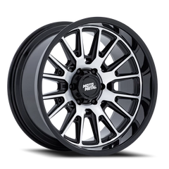 Moto Metal Tekton MO814BD 20x10 -18 6x139.7mm 106.1mm Gloss Black Machined Face
