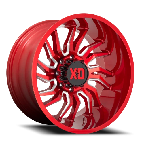 XD Series Tension XD858 RD 22x12 -44 6x135mm 87.1mm Candy Red Milled