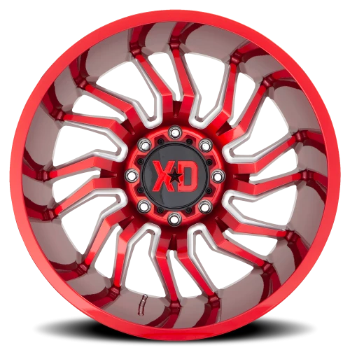 XD Series Tension XD858 RD 22x12 -44 6x135mm 87.1mm Candy Red Milled