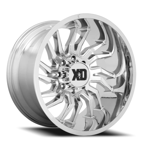 XD Series Tension XD858 CH 20x10 -18 6x139.7mm 106.1mm Chrome