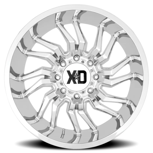 XD Series Tension XD858 CH 20x10 -18 8x165.1mm 125.1mm Chrome