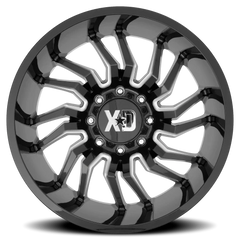XD Series Tension XD858 GB-M 22x10 -18 6x139.7mm 106.1mm Gloss Black Milled