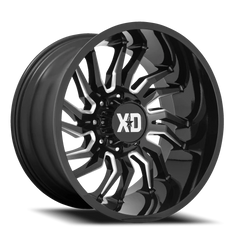 XD Series Tension XD858 GB-M 20x10 -18 8x180mm 124.2mm Gloss Black Milled