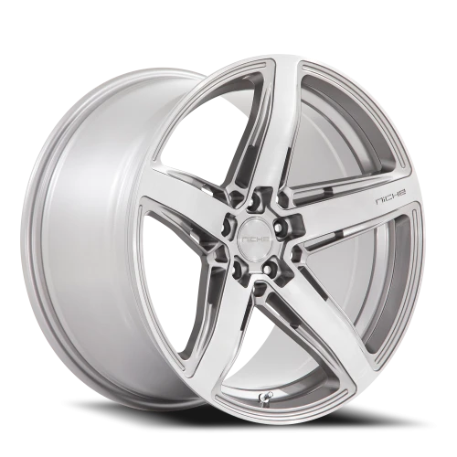 Niche Teramo M270 20x9 +38 5x107.95mm 63.36mm Anthracite Brushed-Clear Tint