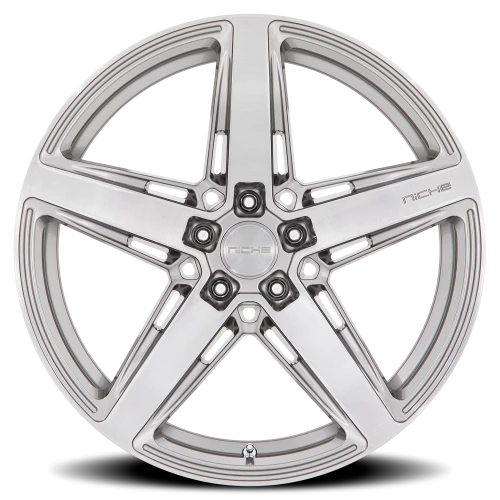 Niche Teramo M270 20x9 +27 5x112mm 66.56mm Anthracite Brushed-Clear Tint