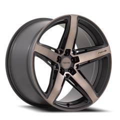 Niche Teramo M271 20x10.5 +20 5x120mm 72.56mm Matte Black Double Dark Tint