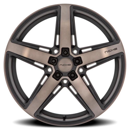 Niche Teramo M271 20x9 +35 5x114.3mm 72.56mm Matte Black Double Dark Tint