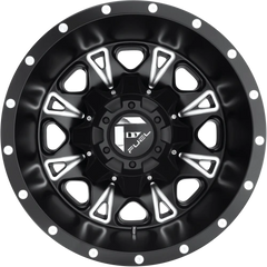 Fuel Throttle Dually D513 17x6.5 -129 8x165.1mm 125.1mm Black Milled