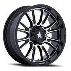 MSA Thunderlips M51 GBM 24x7 +0 4x137mm 110.1mm Gloss Black Machined
