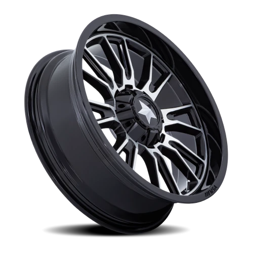 MSA Thunderlips M51 GBM 24x7 +0 5x114.3mm 72.56mm Gloss Black Machined