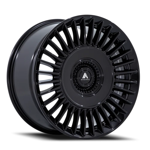 Asanti Black Label Tiara AB040 GB 20x10.5 +38 5x112mm 74.1mm Gloss Black