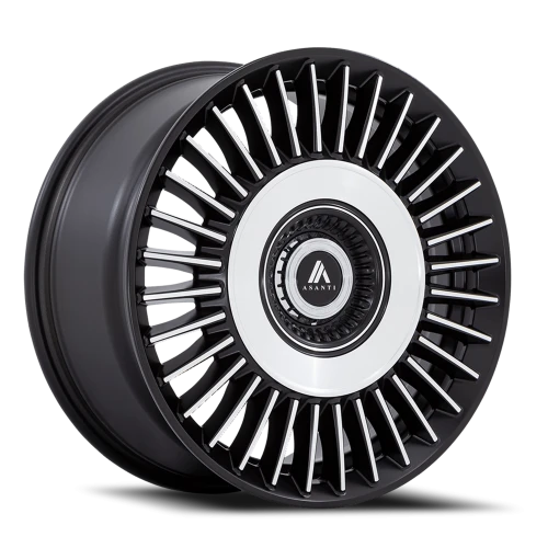 Asanti Black Label Tiara ABL-40 SB 22x9 +15 5x115mm 74.1mm Satin Black Bright Machined Face