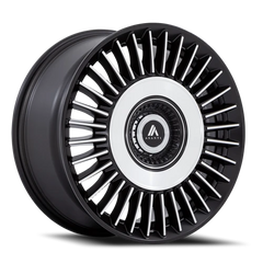 Asanti Black Label Tiara ABL-40 SB 20x10.5 +45 5x108mm 72.56mm Satin Black Bright Machined Face