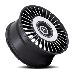 Asanti Black Label Tiara ABL-40 SB 20x10.5 +38 5x112mm 74.1mm Satin Black Bright Machined Face