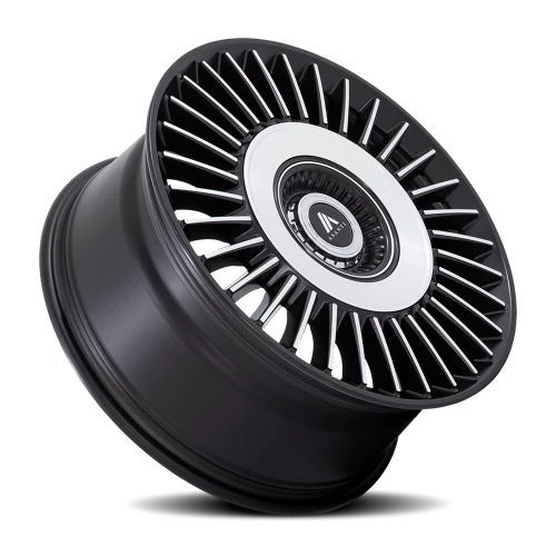 Asanti Black Label Tiara ABL-40 SB 22x10.5 +38 5x112mm 74.1mm Satin Black Bright Machined Face