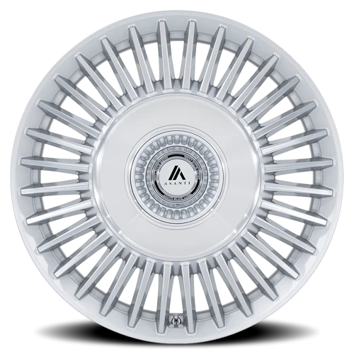Asanti Black Label Tiara ABL-40 SL 22x10.5 +45 5x108mm 72.56mm Gloss Silver Bright Machined Face