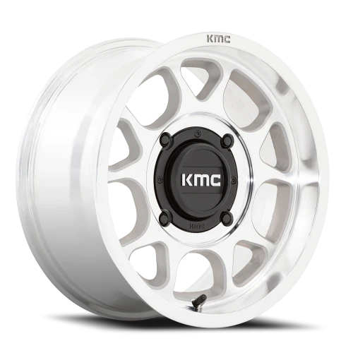 KMC Toro S UTV KS137 15x7 +10 4x137mm 96mm Machined Silver