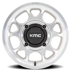 KMC Toro S UTV KS137 15x7 +10 4x156mm 115.1mm Machined Silver