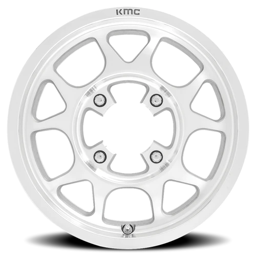 KMC Toro UTV KS136 15x6 +38 4x137mm 96mm Machined Silver