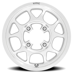 KMC Toro UTV KS136 15x6 +38 4x156mm 115.1mm Machined Silver