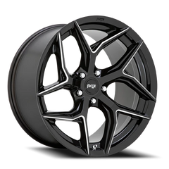 Niche Torsion M266 20x10.5 +27 5x112mm 66.56mm Gloss Black Milled