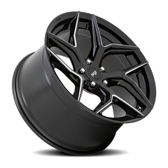 Niche Torsion M266 20x9 +25 5x112mm 66.56mm Gloss Black Milled