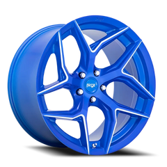 Niche Torsion M268 20x10.5 +27 5x112mm 66.56mm Anodized Blue Milled