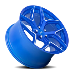 Niche Torsion M268 20x9 +27 5x112mm 66.56mm Anodized Blue Milled
