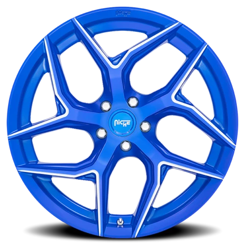 Niche Torsion M268 20x9 +25 5x112mm 66.56mm Anodized Blue Milled