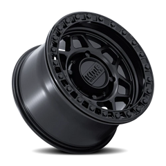 KMC Torx Beadlock UTV KS241MB 15x7 +38 4x156mm 115.1mm Matte Black Gloss Black Ring