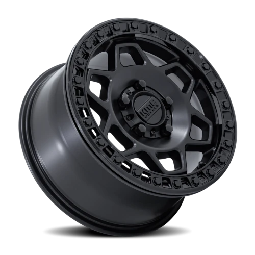 KMC Torx Beadlock UTV KS241MB 15x7 +38 5x114.3mm 72.56mm Matte Black Gloss Black Ring